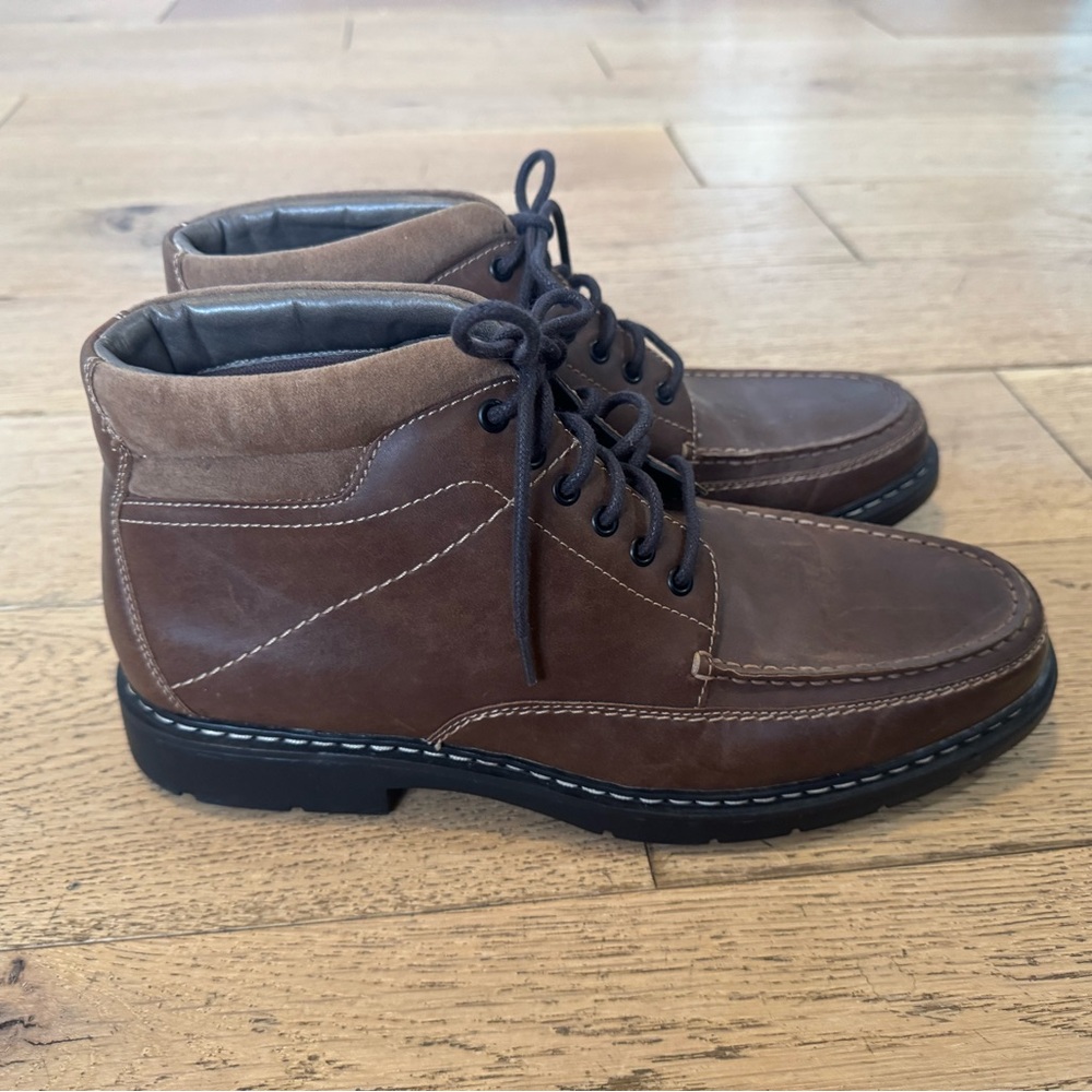 Dockers Landers Chukka Men's Brown‎ Leather Boots Sz 10M